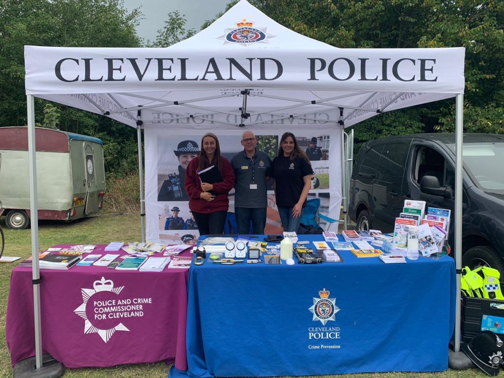 Police and Crime Commissioner for Cleveland and Cleveland Police at event.