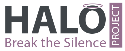 Halo Project logo with Break the silence slogan underneath.