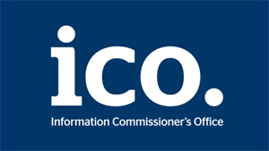 Blue and white Information Commissioners Office (ICO) logo.