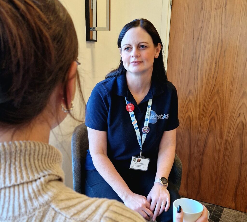 Sarah James VCAS support worker