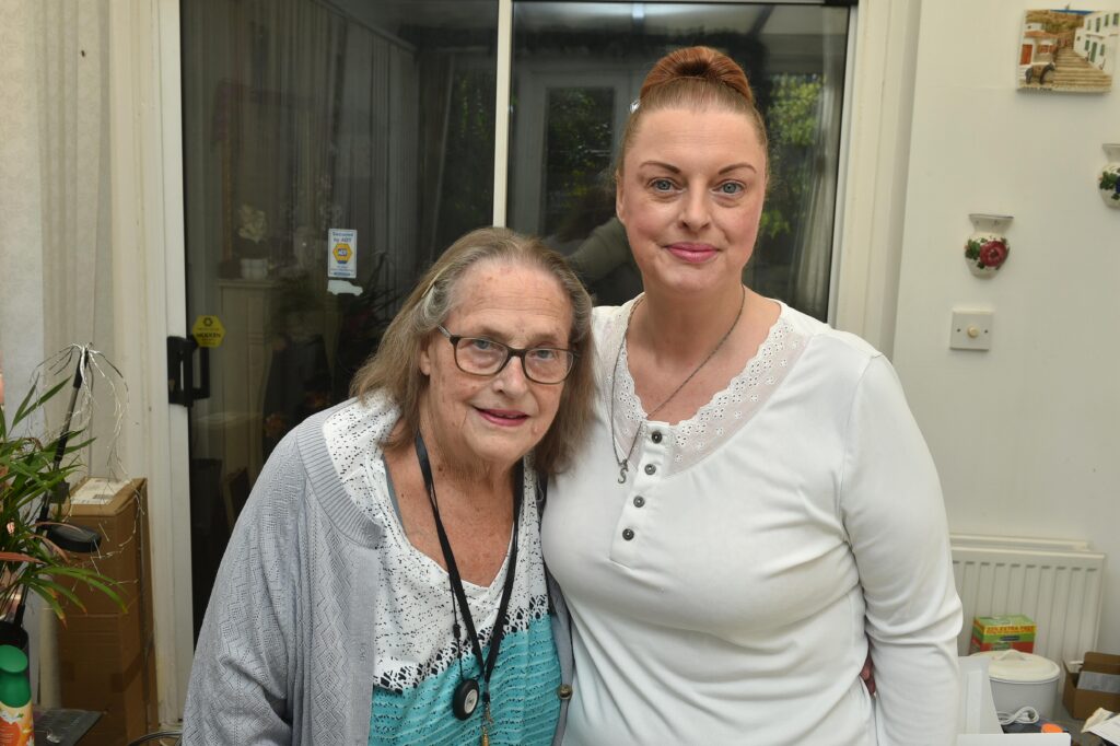 Fraud victims Sandra Taylor-Warren and Sue Taylor