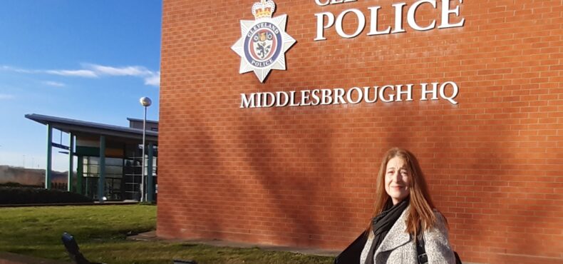 Nicola-Wass-with-Cleveland-Police-sign