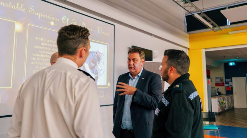 PCC Steve Turner with specials
