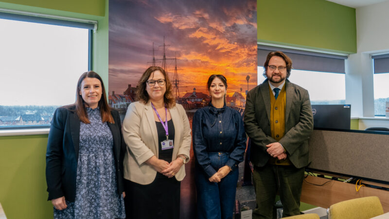 My Sisters Place staff and Cleveland PCC Matt Storey