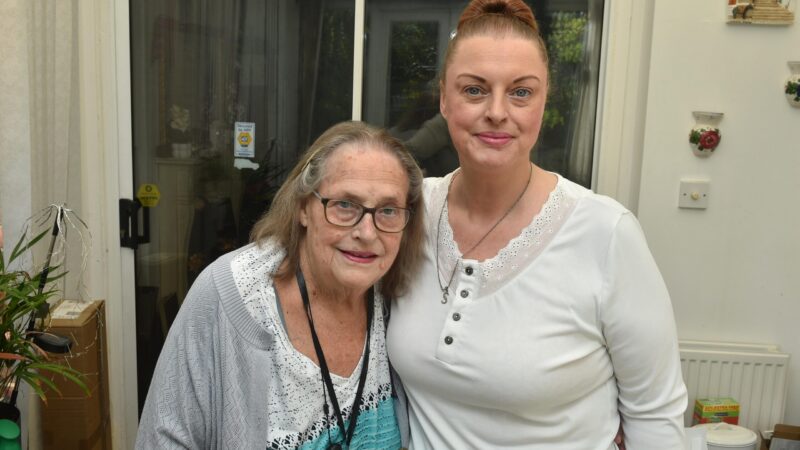 Fraud victims Sandra Taylor-Warren and Sue Taylor